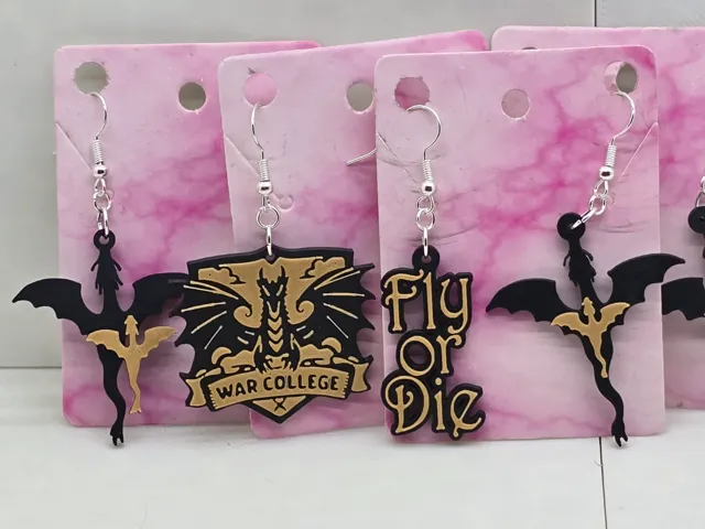 Fourth Wing Earrings