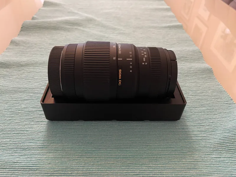 Gridfinity 4x2 Sigma 70-300mm 1:4-5.6 Lens Storage