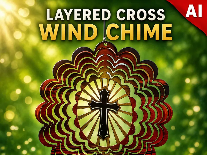 The Christian Windchime   Images by AI