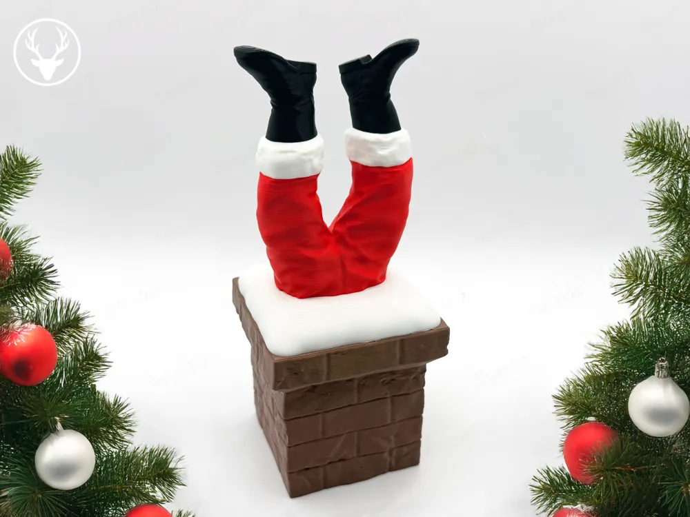 Santa Fridge Magnet / Home Decor - Free 3D Print Model - MakerWorld