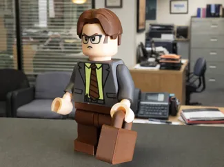 Brick man Dwight Schrute(The Office) 20cm