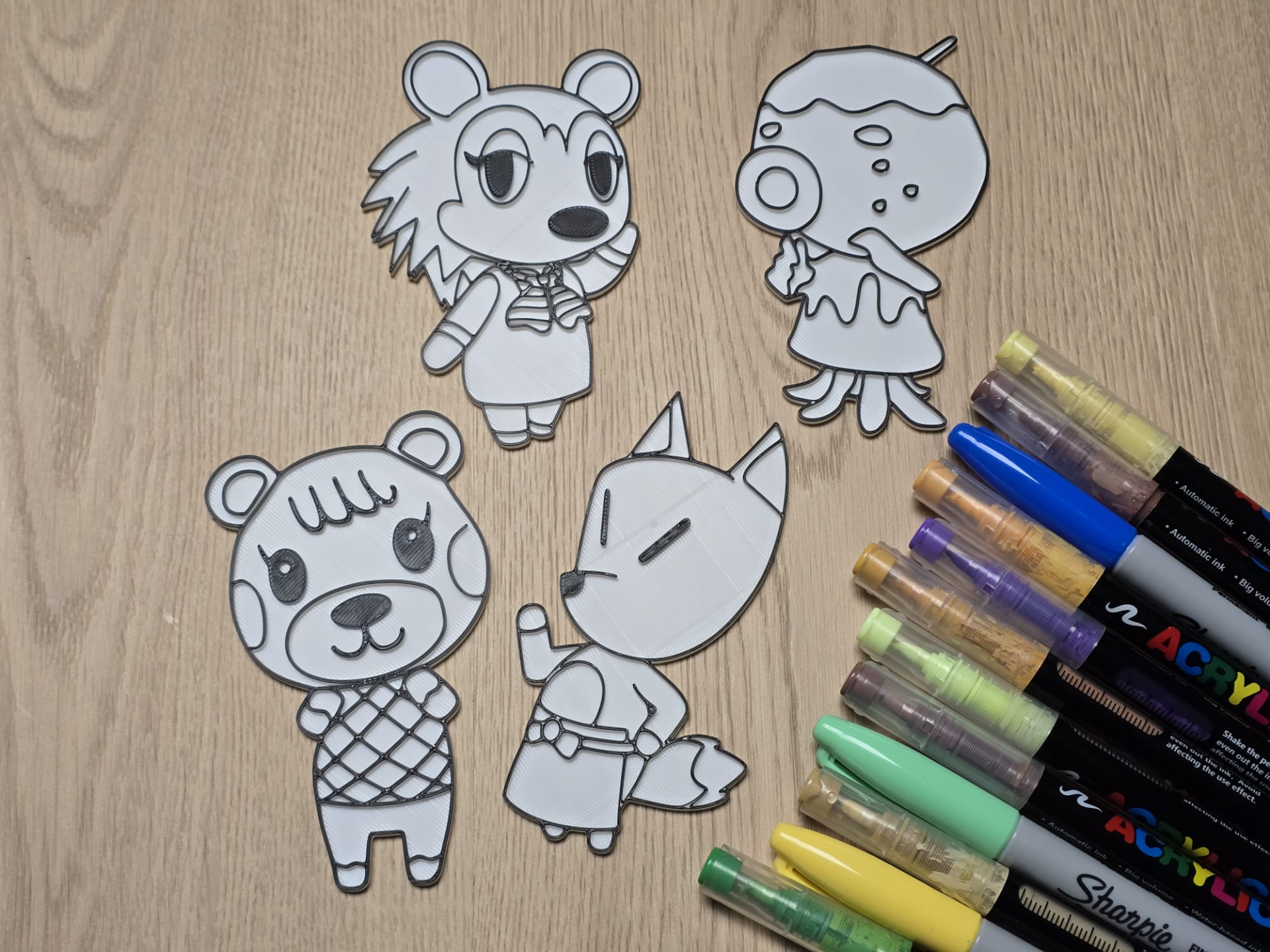 Animal Crossing Residents Coloring Craft 9
