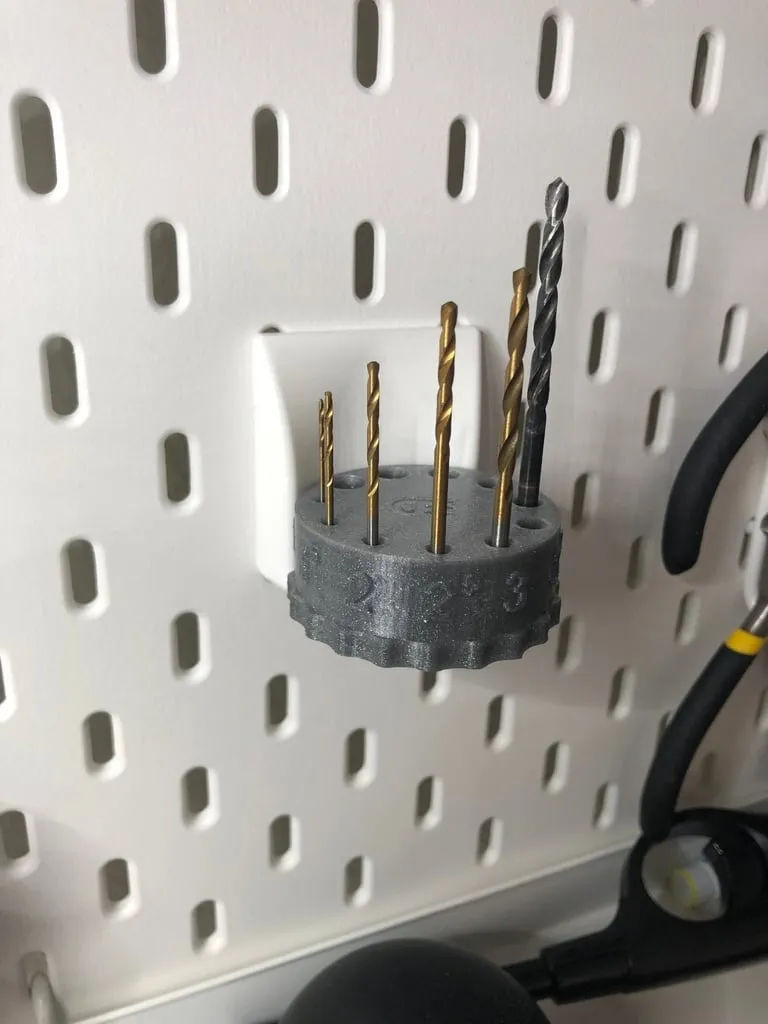 Ikea Skadis Drill Bit Carousel (Customizable!)  