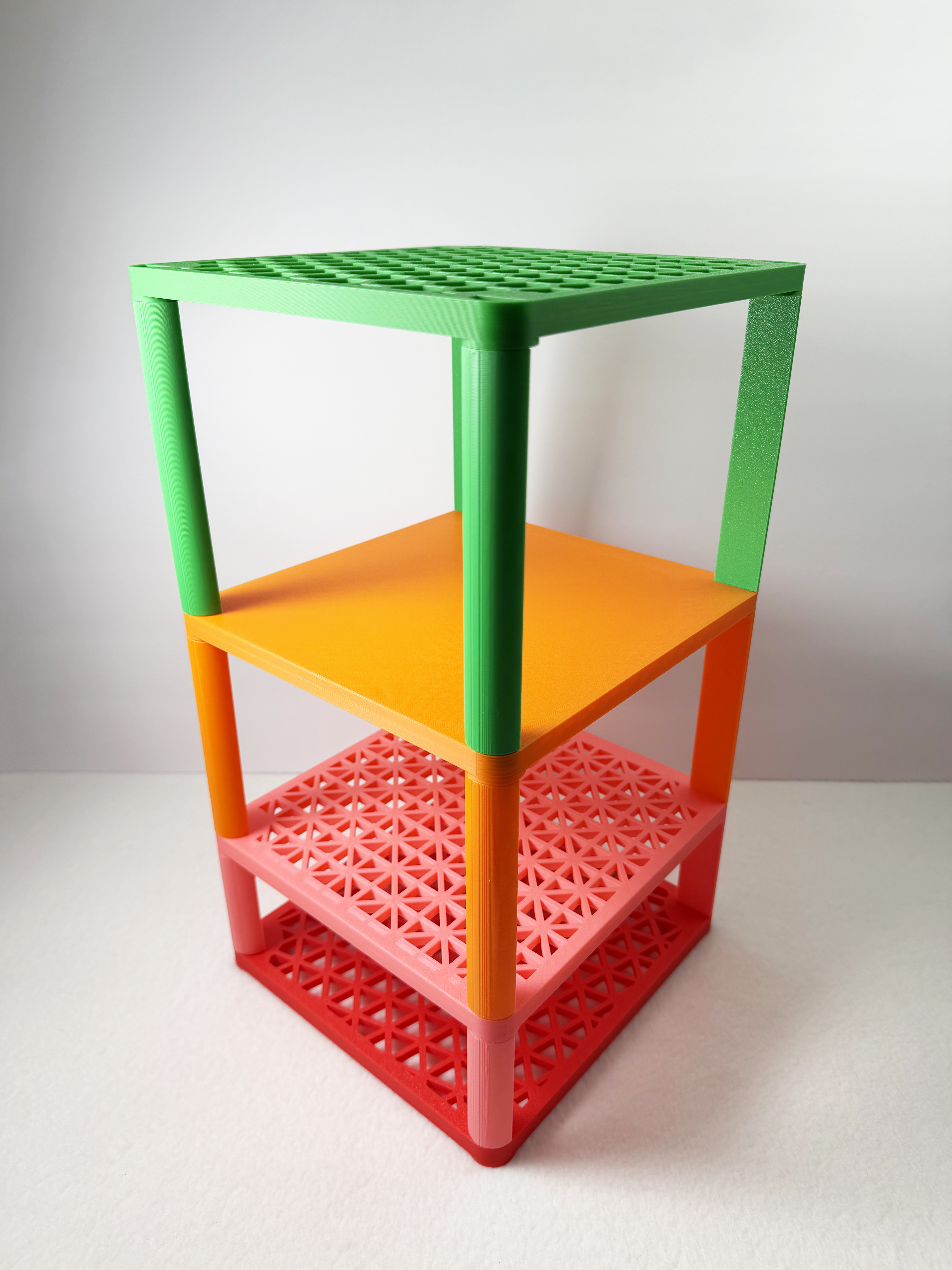 Miniatura 1 do modelo 3D Customizable Modular Shelf