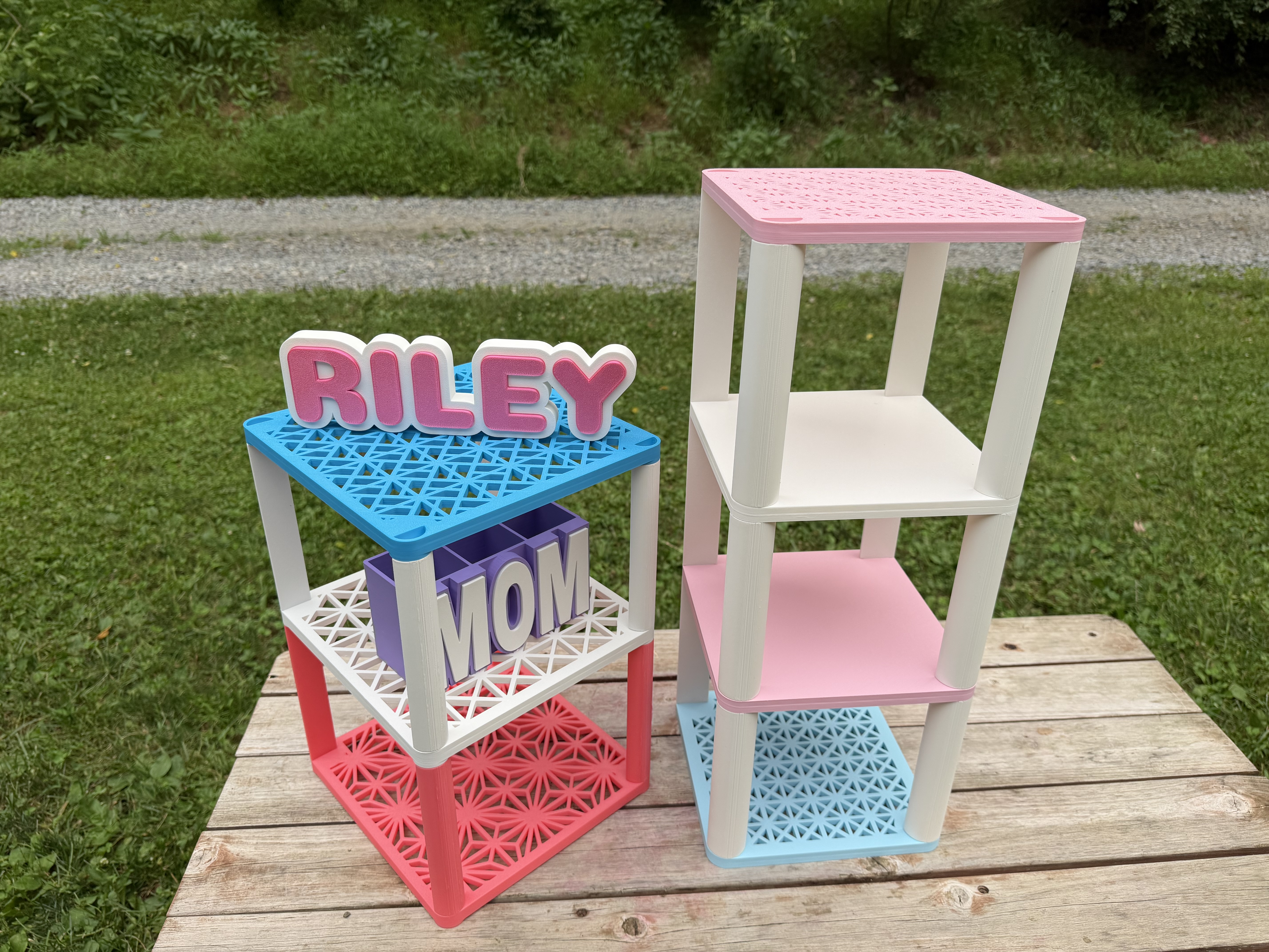 Miniatura 2 do modelo 3D Customizable Modular Shelf