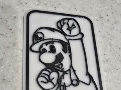 Luigi Book Mark