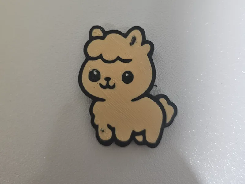 Kawaii Animal Magnet Collection - llama