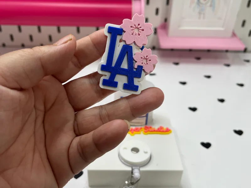 LA Cherry Blossom Badge Reel