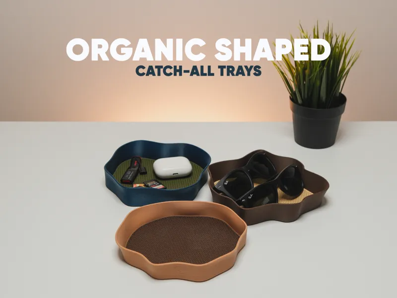 Organic Shaped Catch All Trays (3 Shapes)