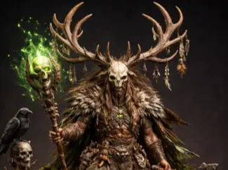 Pagan Shaman Statue