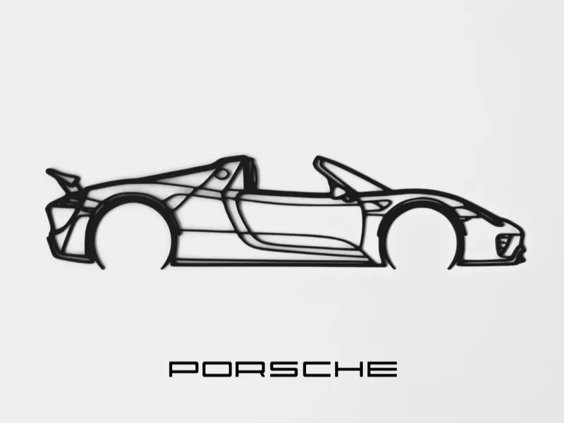 Porsche 918 Spyder wall Art 