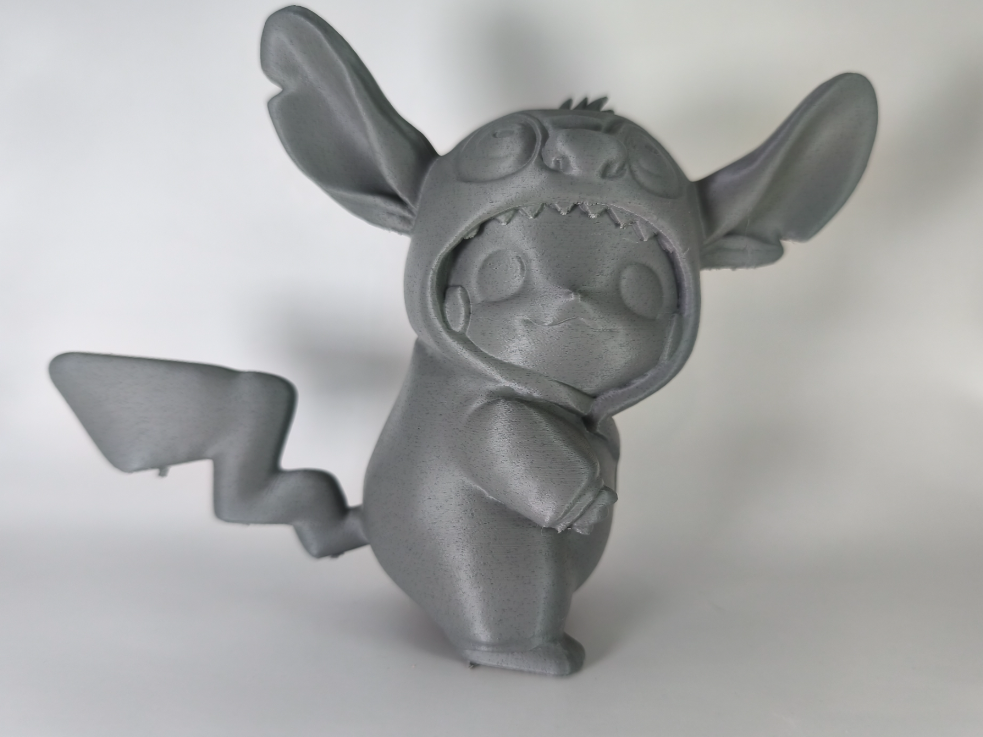Pikachu in stitch costume