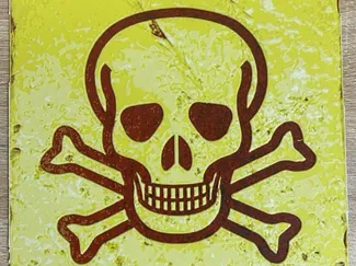 Hueforge Sign DANGER Minefield