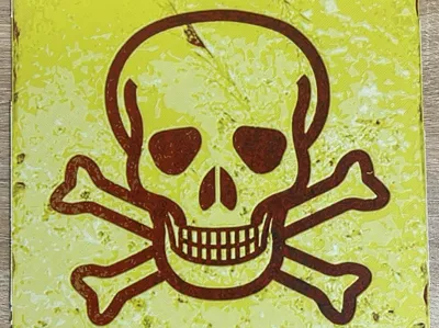 Hueforge Sign DANGER Minefield