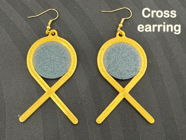 cross earring
