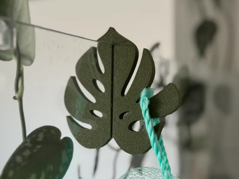 Monstera Leaf Shower Hook