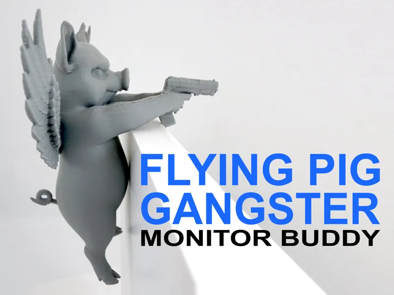 Flying Pig Gangster Monitor Buddy
