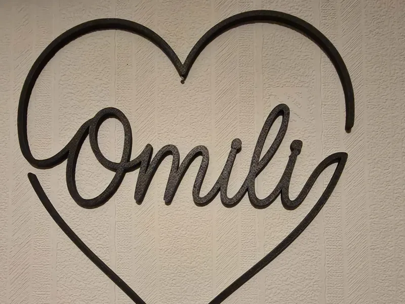 Omili Herz Deko Wand/Tür Deko
