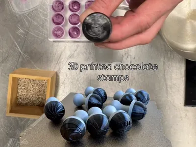Modular Chocolate Bonbons Mould Makeup Stamp