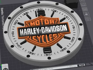 Harley Davidson clock