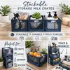 Non Stackable Mini Milk Crates