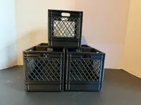 Stackable Mini Milk Crates