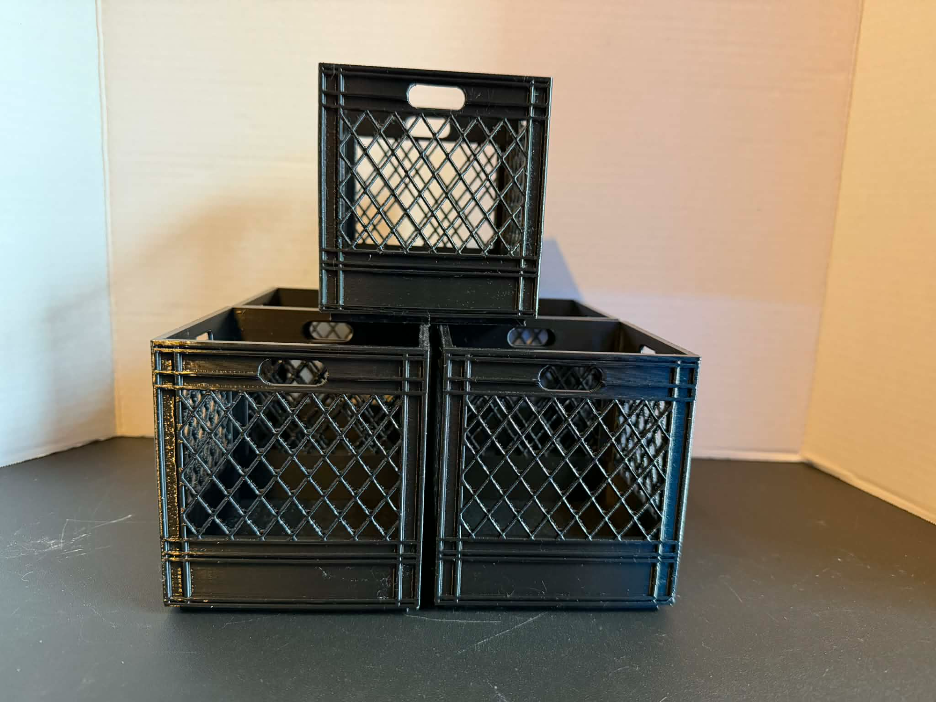 Mini Stackable Milk Crates