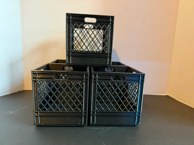 Mini Stackable Milk Crates
