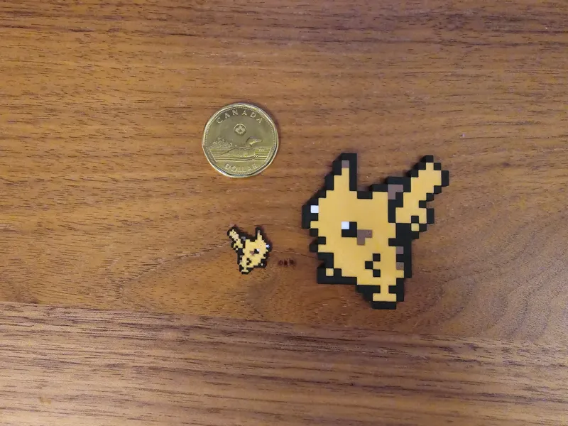 Pixel sprite Pikachu