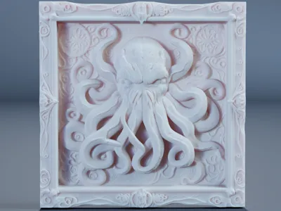 Bas Relief Cthulhu