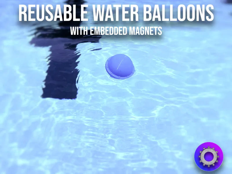 Reusable Water Balloons | With Embedded Magnets