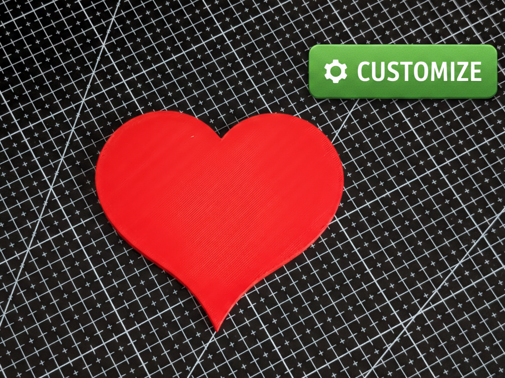 Parametric Love Heart – Customizable