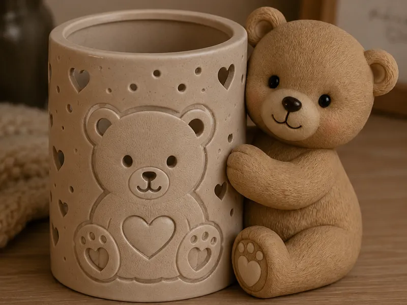 Cute Teddy Bear LED Tealight Holder