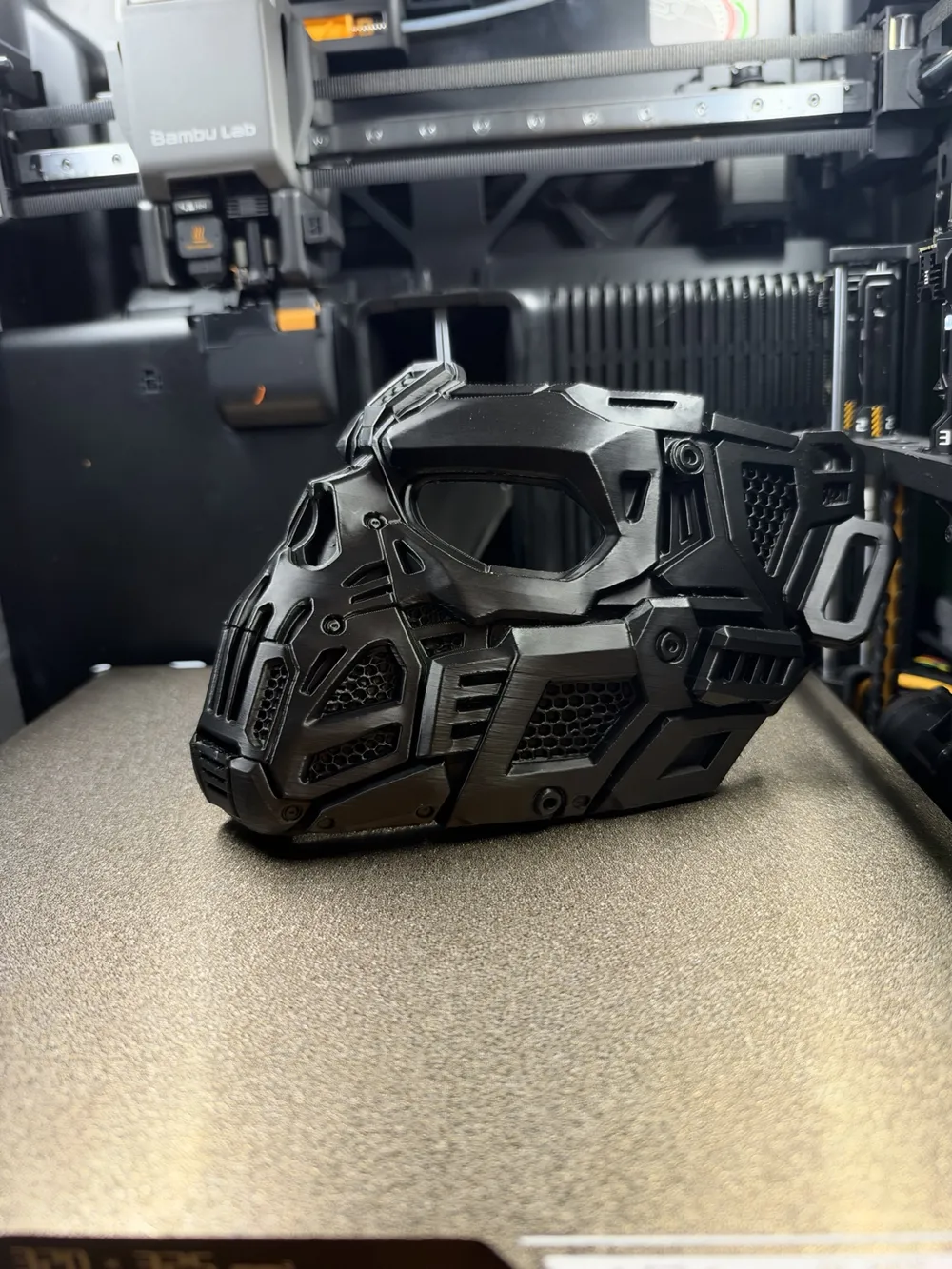 Tactical Skull - Cybernetic Combat Mask - Free 3D Print Model - MakerWorld