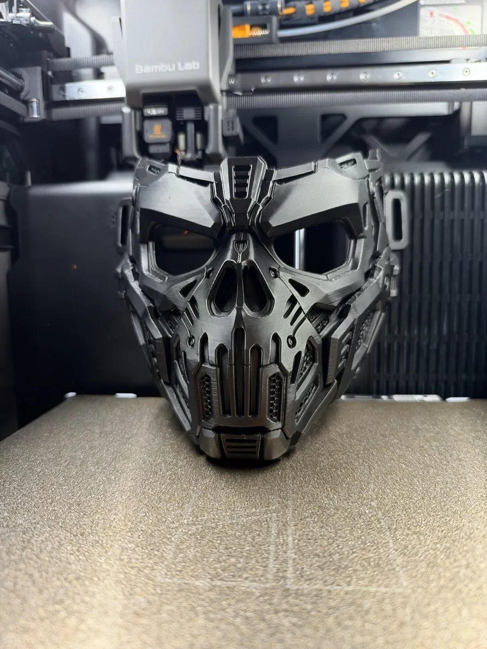 Tactical Skull - Cybernetic Combat Mask - Free 3D Print Model - MakerWorld