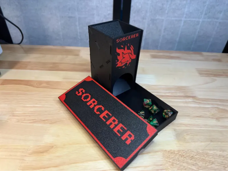 Collapsible Sorcerer D&D DIce Tower