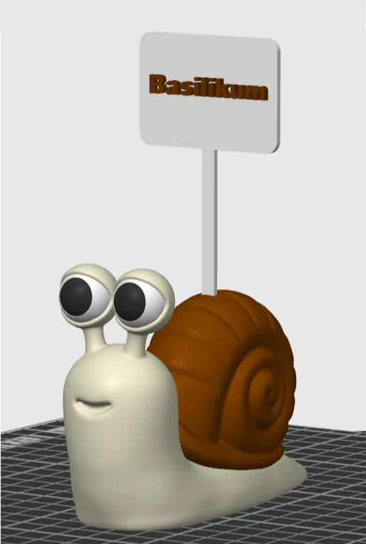 Garden Herbs Name Snail Sign