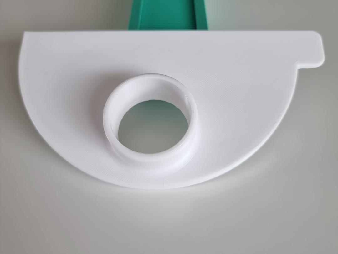 Tagrende 125mm endestykke med studs