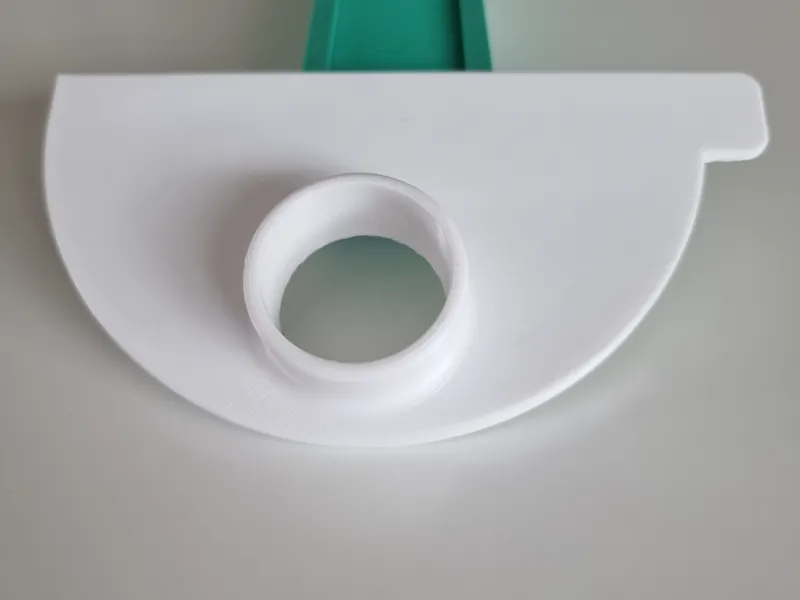 Tagrende 125mm endestykke med studs