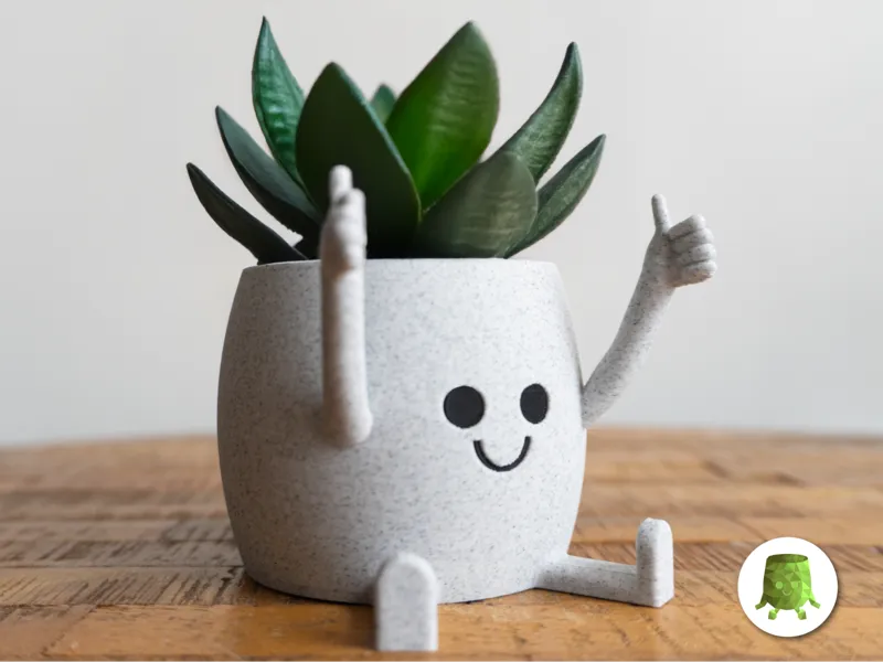 Happy Sitting Pot Thumbs Up