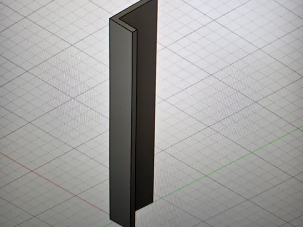 Équerre de centrage pour laser