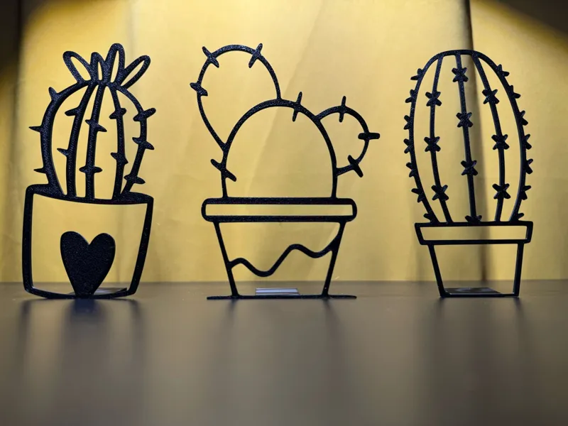 Cactus - Standing Decor set