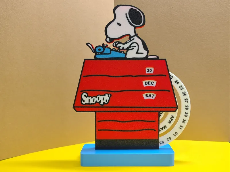 Snoopy perpetual calendar – compact version