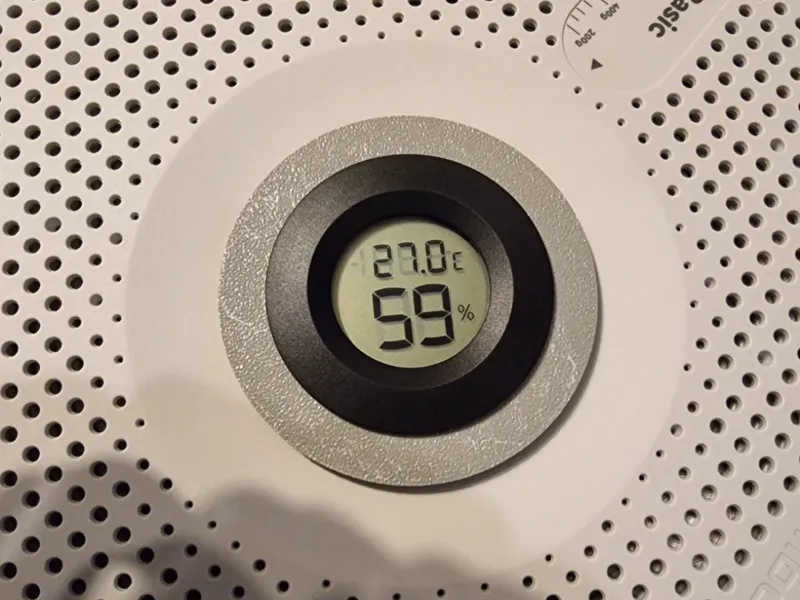 Hygrometer holder for Bamulab Spool