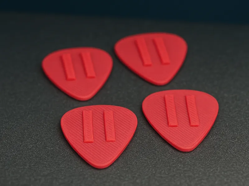 GripPick – 3D-gedrucktes Plektrum mit Anti-Rutsch