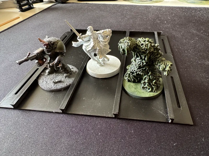 Miniature tray for IKEA Gnedby (40mm bases)