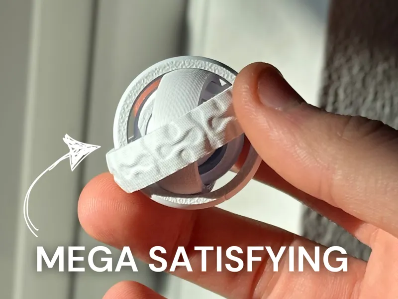 SATISFYING DOG BONE FIDGET GYRO (Print in Place)