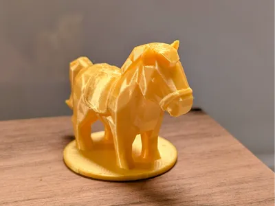 Low-Poly Lunar Pony