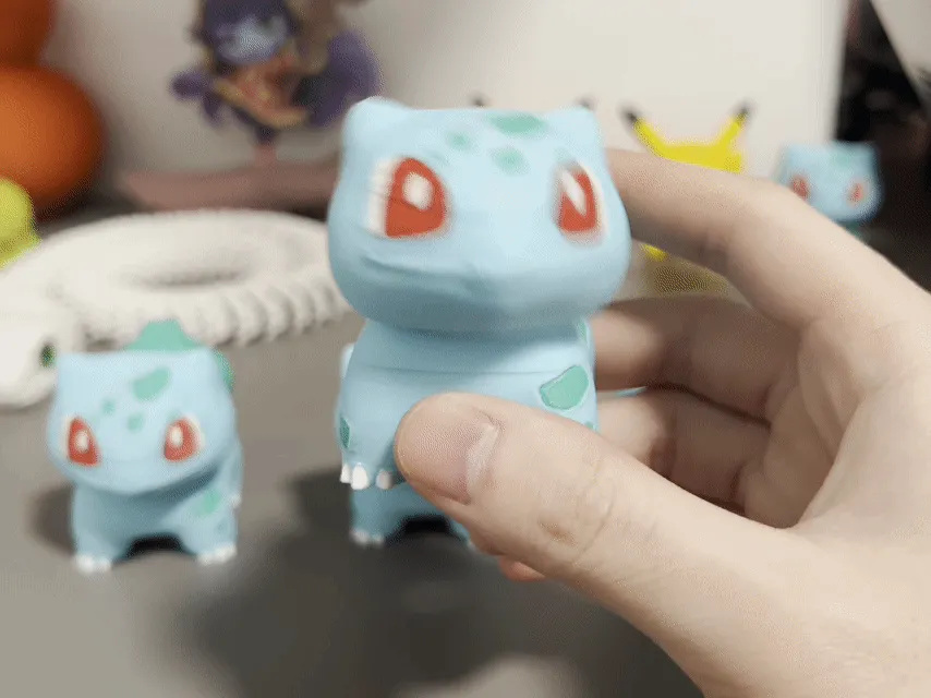 Pok mon Bulbasaur Spring Loaded Bobblehead Toy By Lengfeng MakerWorld pok-mon-bulbasaur-spring-loaded-bobblehead-toy-by-lengfeng-makerworld