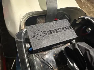 Simson SR50 Batterieabdeckung mit Logo